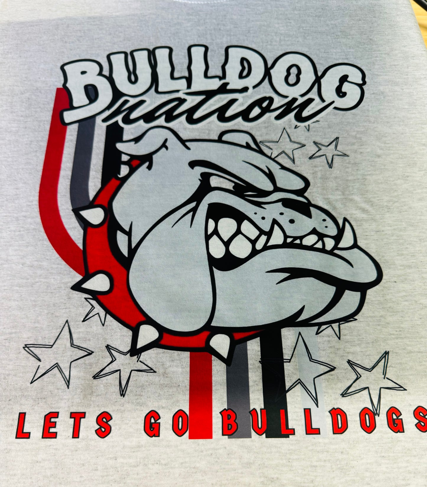 Customize Your Mascot & Colors. Comfort Colors Acid Wash Graphic Tee.. Bulldog Nation