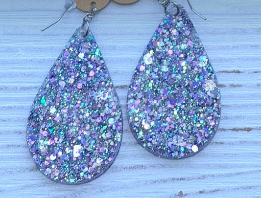 Iridescent Hypoallergenic Teardrop Earrings