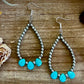 Magnesite Turquoise Teardrop Earrings
Dangle Western Jewelry