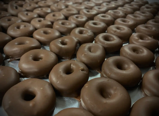 Gourmet O'Peach
Rings w/
Milk Chocolate