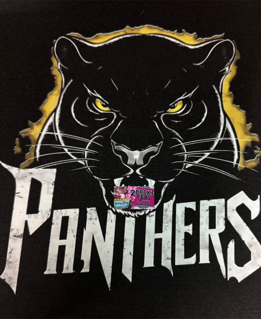 Panthers Black Graphic Tee