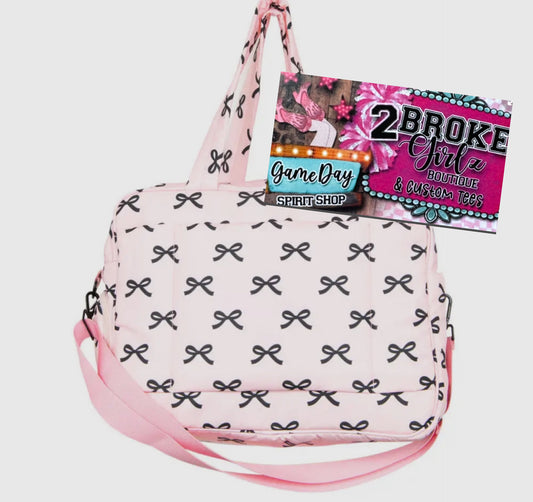 Coquette Bow Duffel Weekender