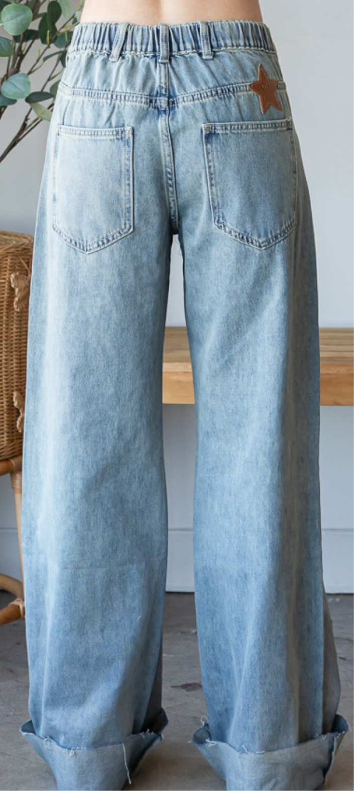 Star Denim Foiled Wash Pant