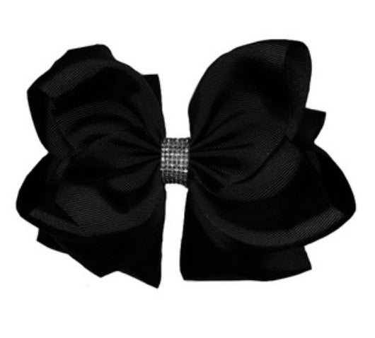 Black Hair Bow