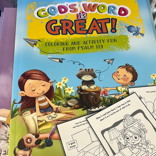 God’s Word is Great Coloring & Activity Book