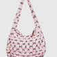 Pink Mini Coquette Bows All Over Oversized Puffer Tote Bag