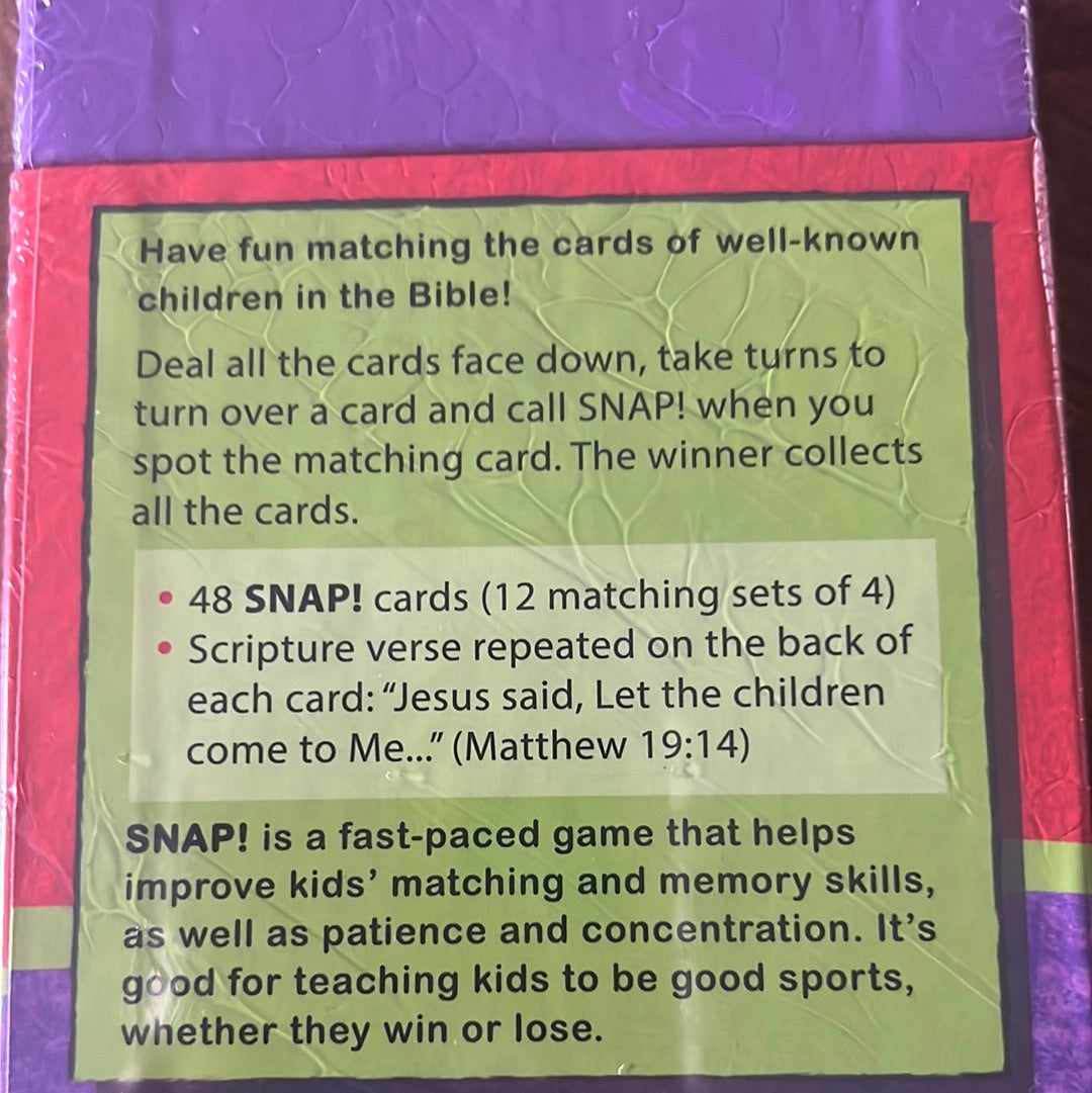 Snap Children of the Bible card Game