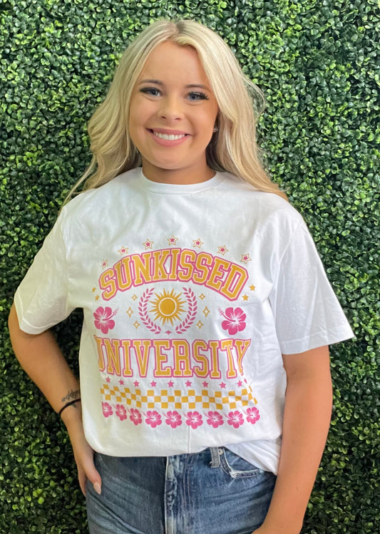 Sunkissed University Tee