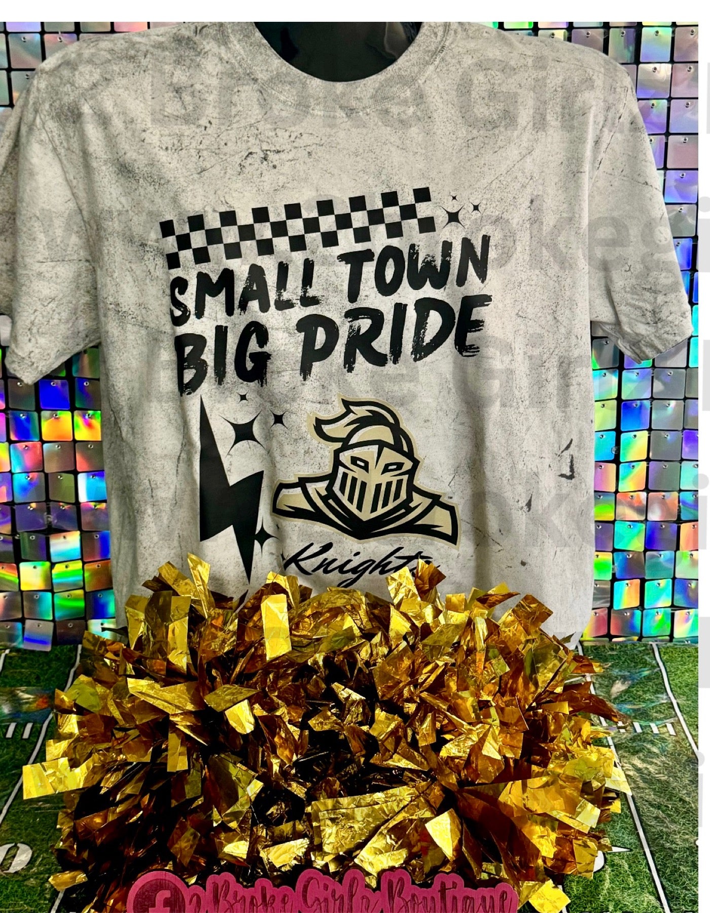 Acid Wash CC Tee Knights Small Town Big Pride!