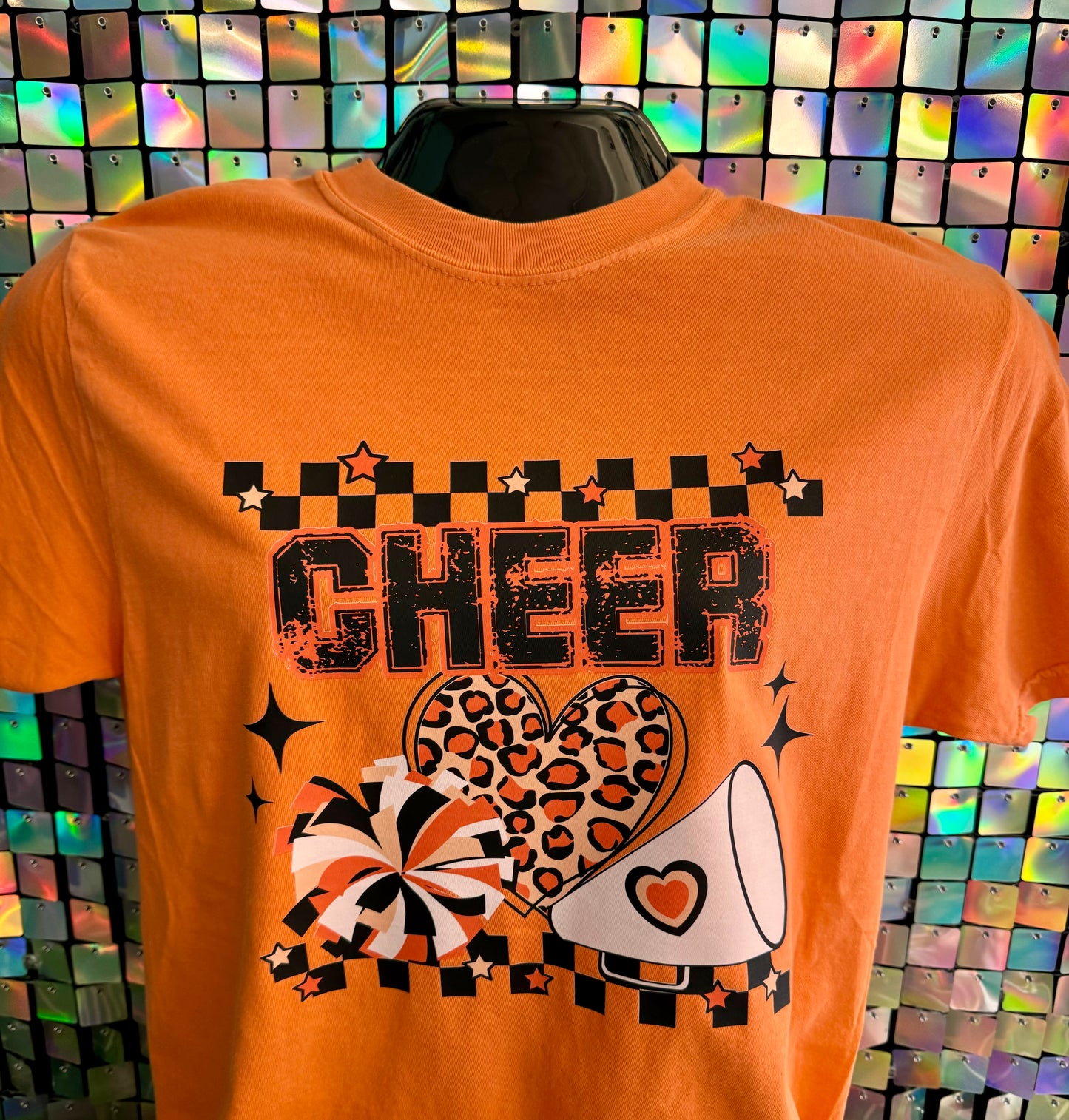 Cheer Graphic Comfort Colors Tee