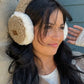 CC Camel Ivory Sherpa Earmuffs