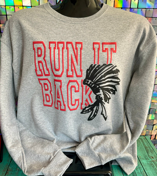 Run It Back Puff Crewneck