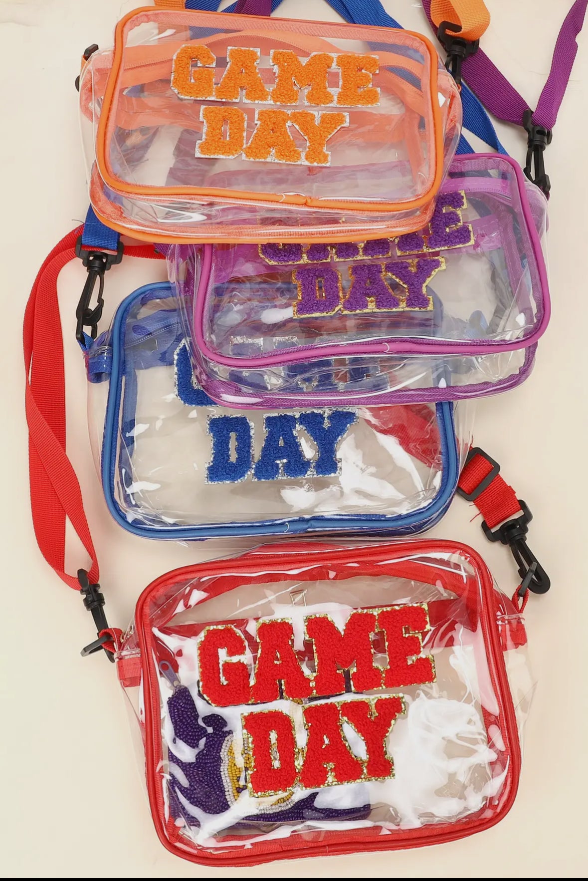 Chenille Game Day Patch Stadium Bag