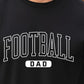 Football Dad Screen Print Graphic Tee