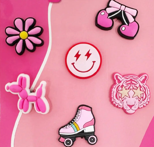 Retro Girlie Tumbler Charms