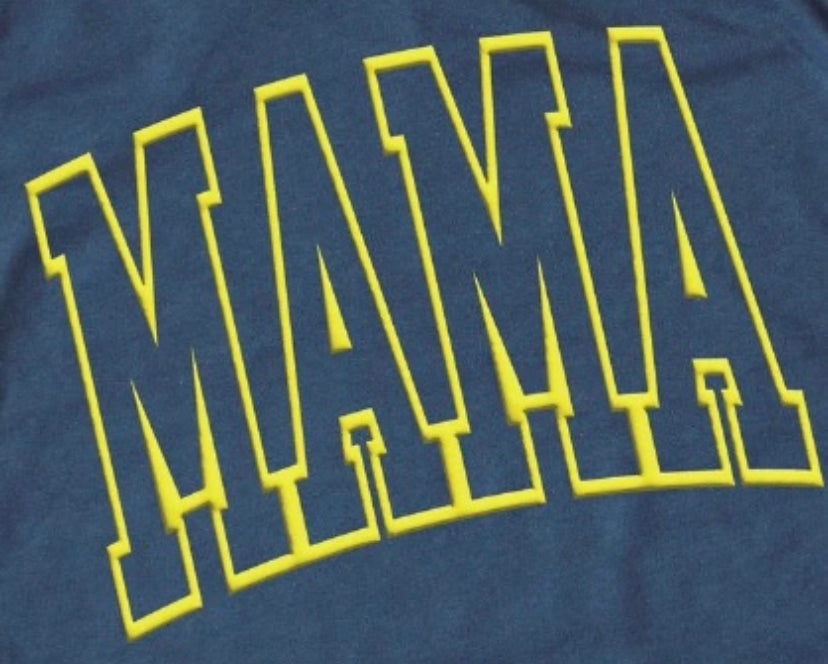 MAMA - Yellow Puff Tee