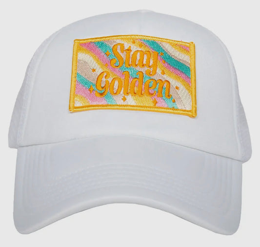 Stay Golden Trucker Hat