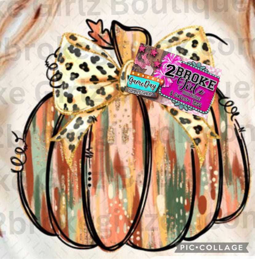 Leopard Pumpkin Tee