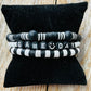 Black & White Game Day Bracelet