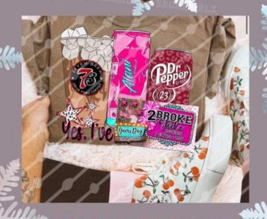 Favorite Drinks Tee or Sweatshirt