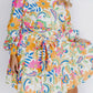 Paisley Floral Print Belted Plus
Size Dress