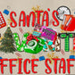 Santa’s Office Staff Grey tee or Crewneck