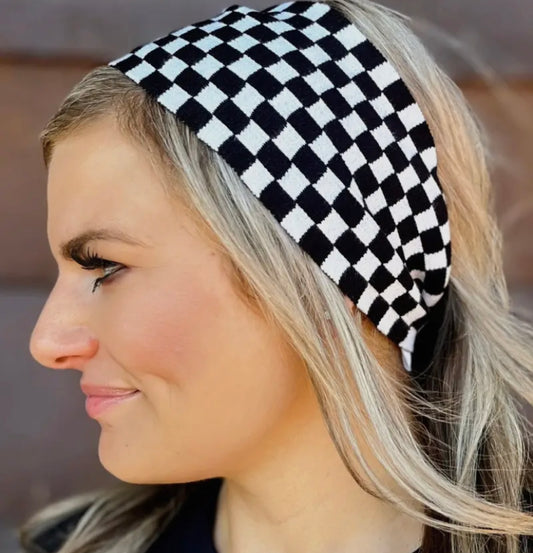 Checkered Headband