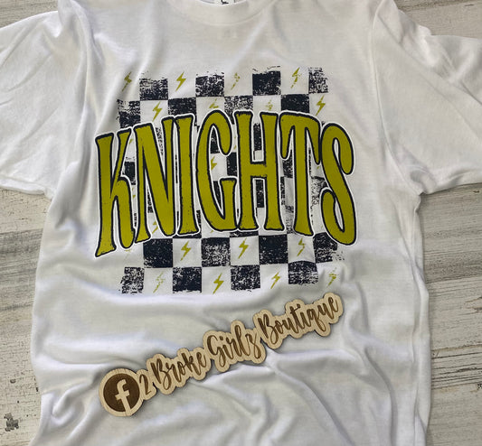 Knights Checkered Tee