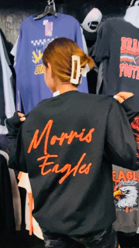 Morris Eagles Double Glitter Sweatshirt