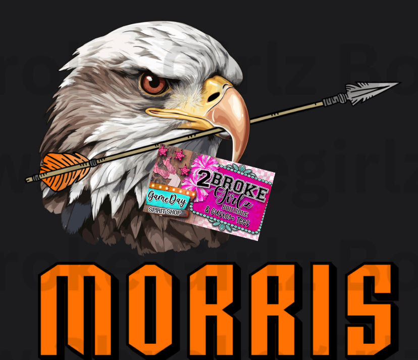 Morris Eagles Tee or Crewneck