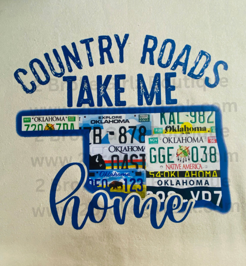 Country Roads- Tee or Crewneck