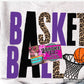 Purple Basketball Tee or Crewneck