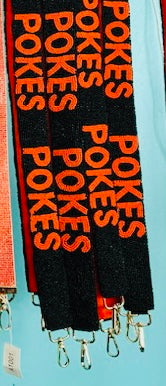 Pokes Beaded Stadium Bag Strap