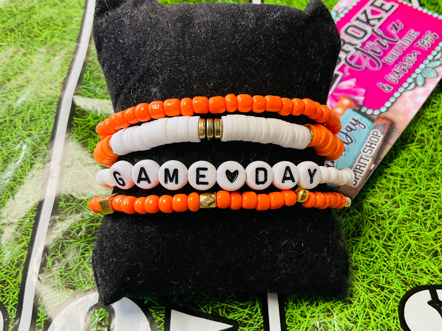 Game Day Heishi Beaded Bracelet