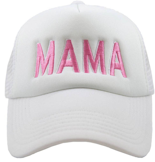 Mama (Pink and White) Trucker Hat
