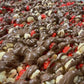 Candied Popcorn strawberry Cheesecake w/ Milk
Chocolate