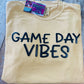 Gold & Black Game Day Vibes - Glitter Puff