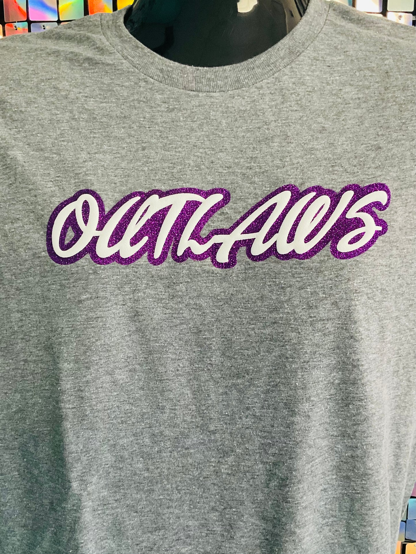 Outlaws Glitter & Puff Tee