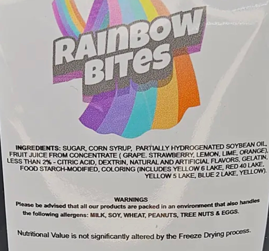 Freeze Dried Rainbow Bites