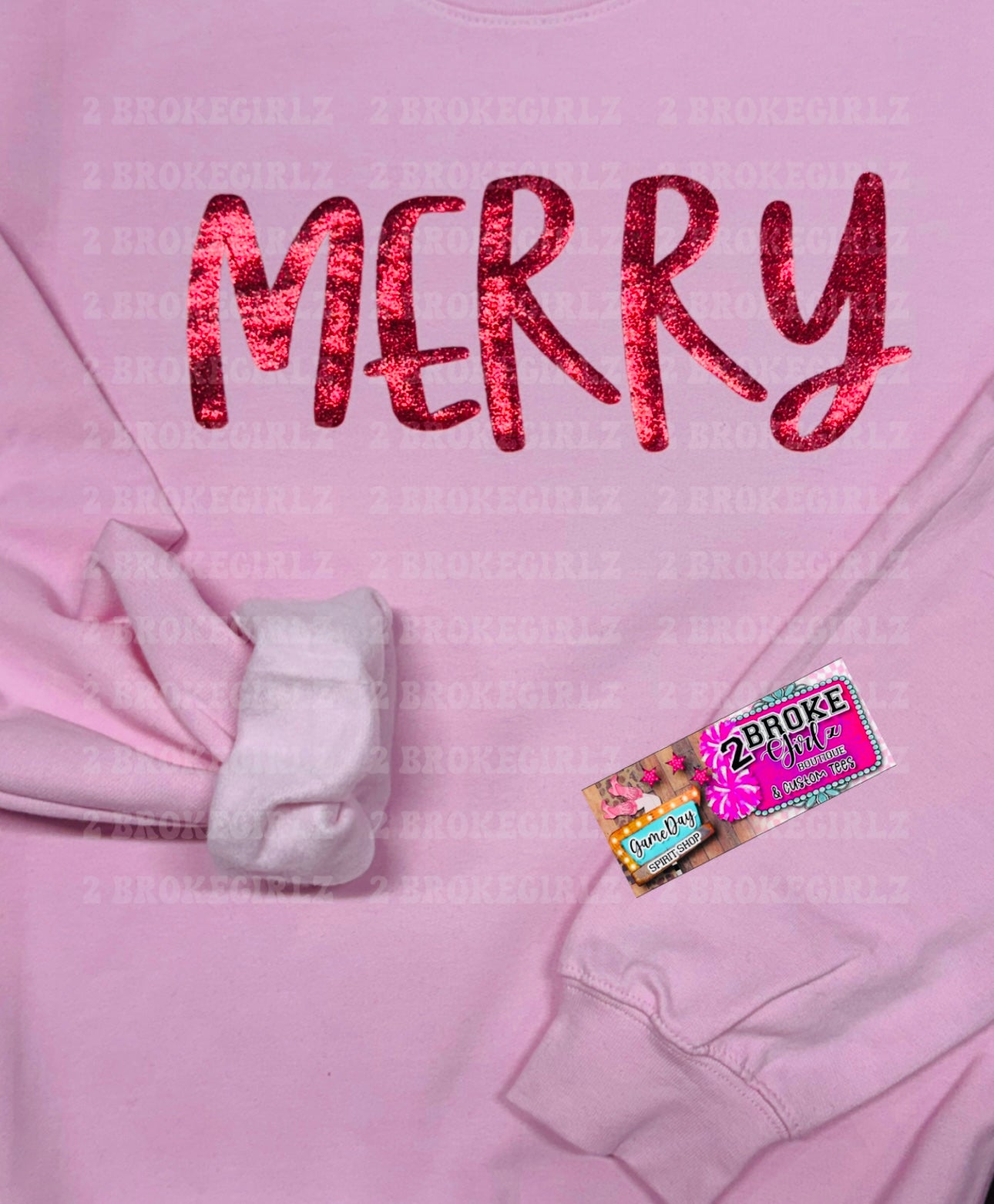 Glitter Puff Sweatshirt (Leave Sweatshirt Color and Glitter Puff Color in the Notes Section at Checkout) VIP EXCLUSIVE