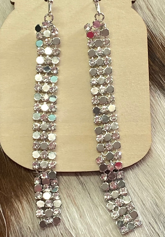 Rhinestone Dangle Earrings