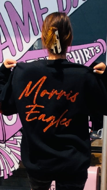 Morris Eagles Double Glitter Sweatshirt