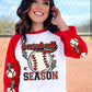 Baseball Season Long Sleeve Tee