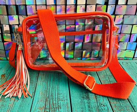 Orange Stadium Bag