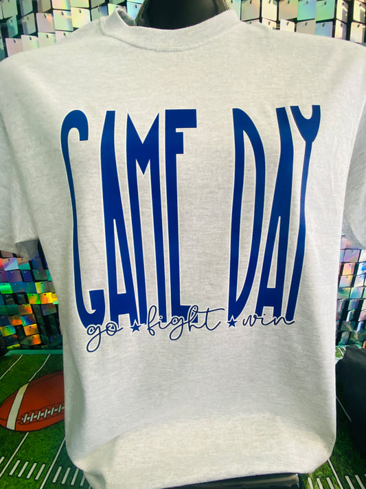 Blue Game Day Tee