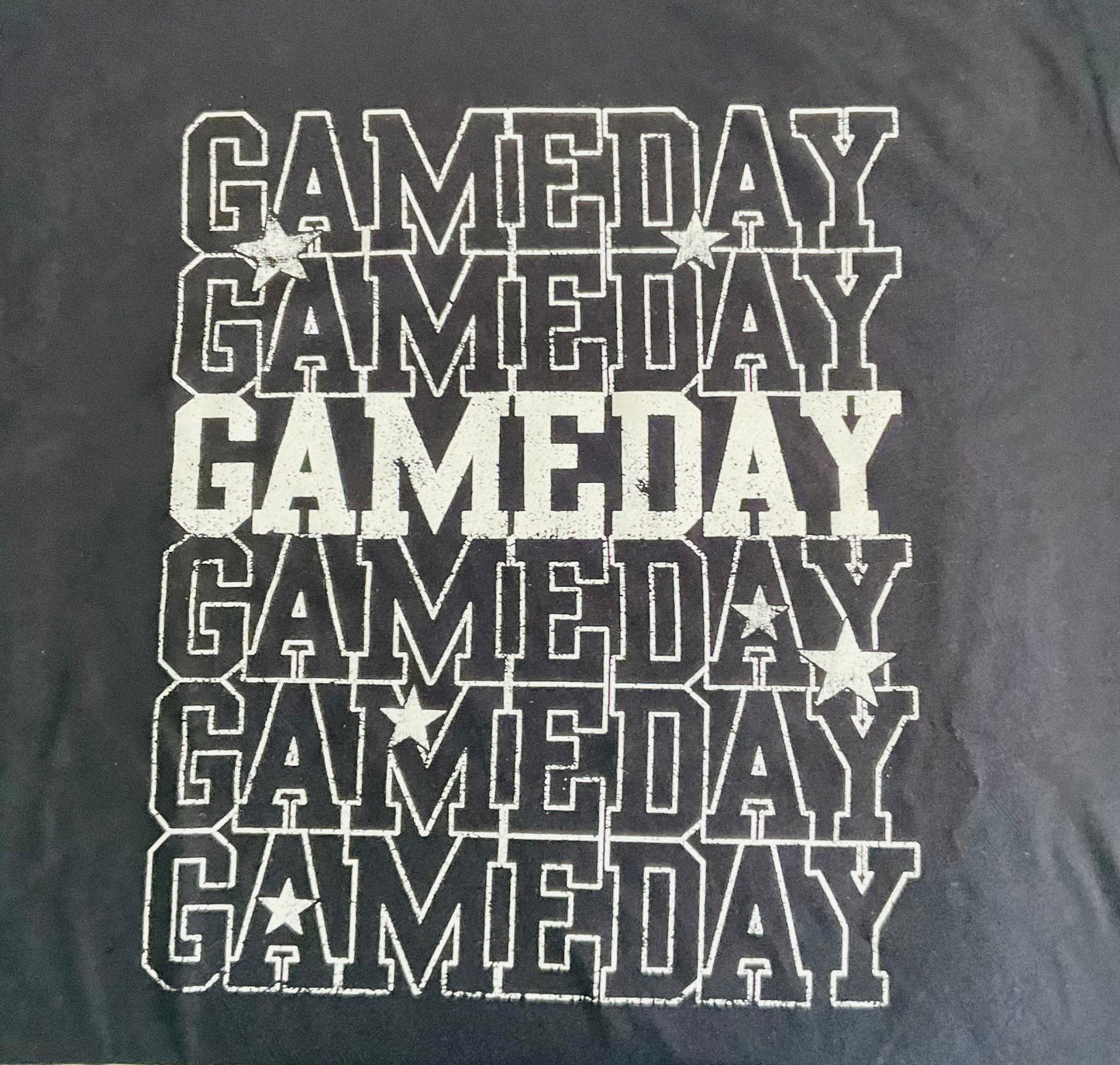 Black Game Day Graphic Tee