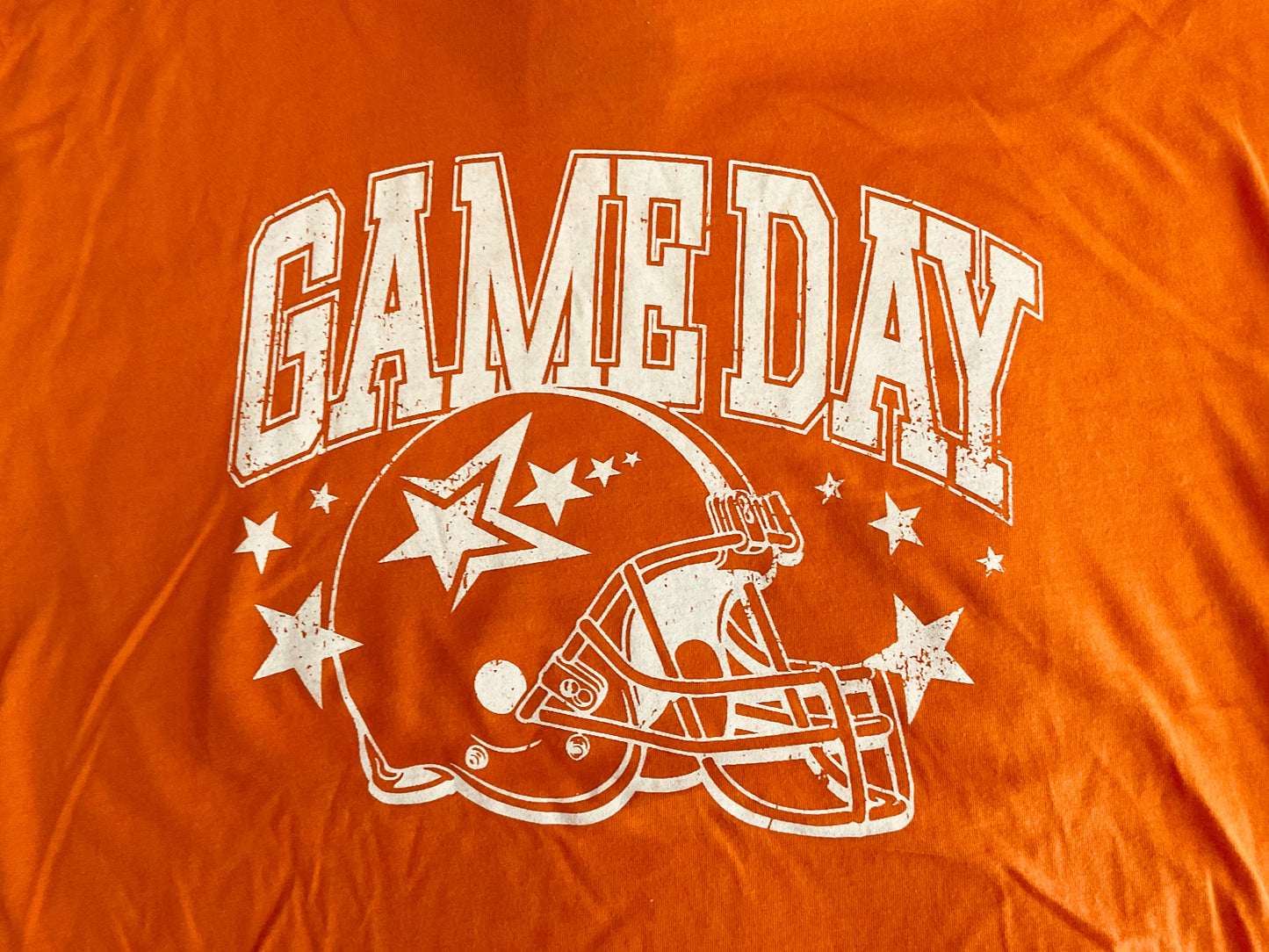 Orange Game Day Cropped Tee