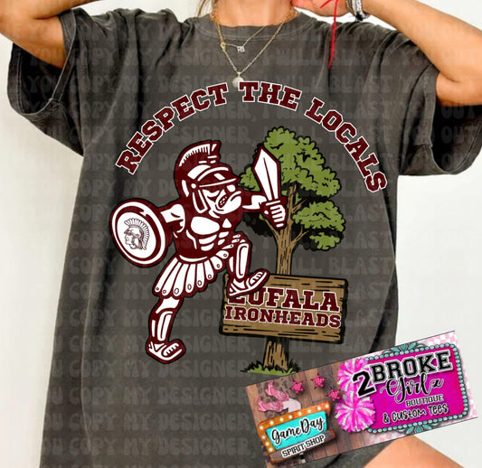 Respect the Locals Ironheads - Comfort Colors