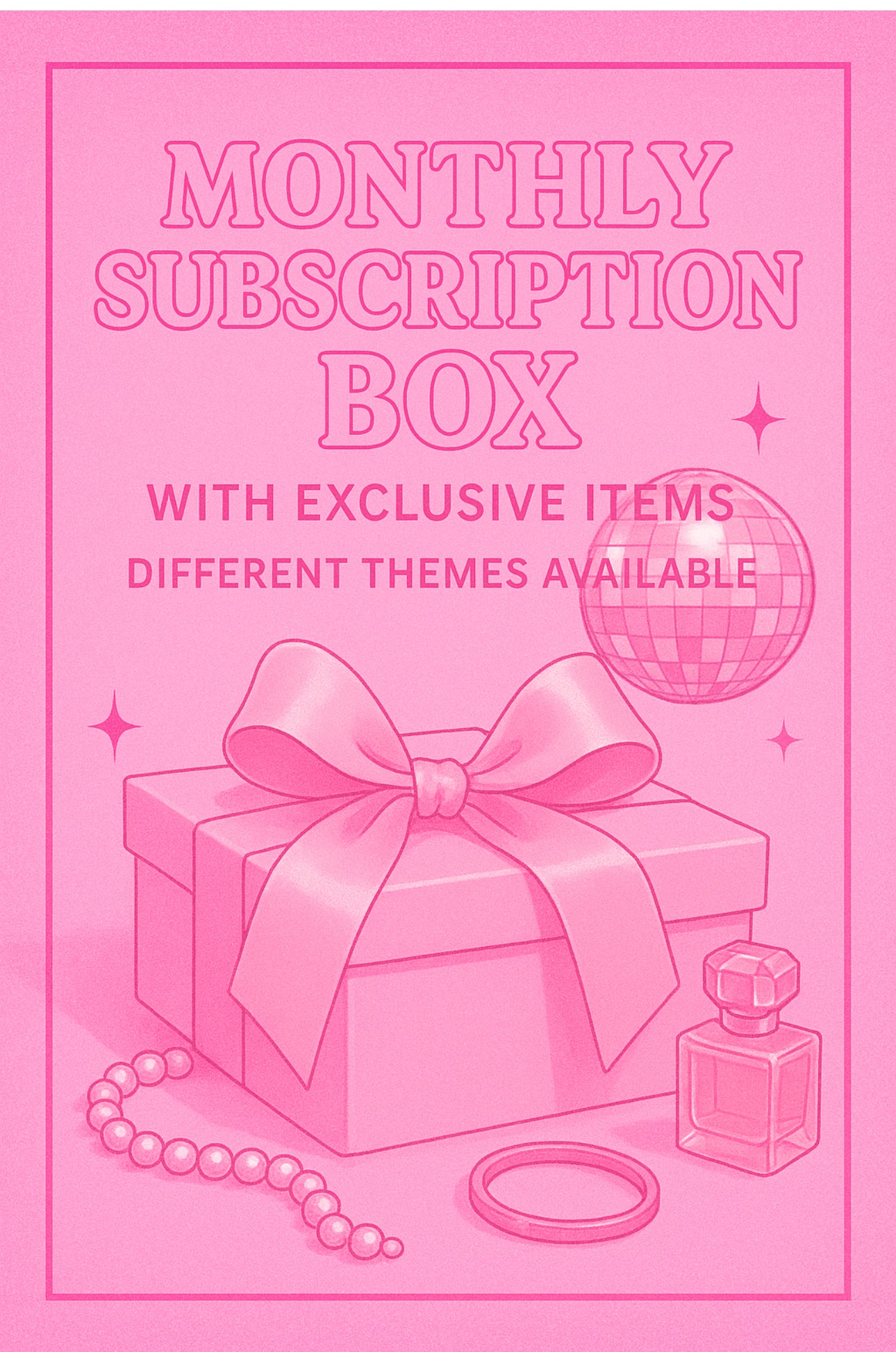 Monthly Mystery Subscription Box - 2 Broke Girlz EXCLUSIVE Items!