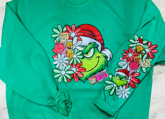 Christmas Floral Sweatshirt